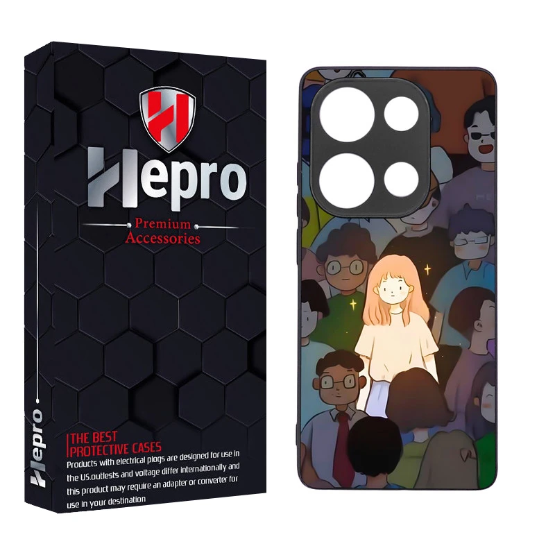 کاور هپرو طرح فانتزی مدل TPU مناسب برای گوشی موبایل شیائومی Poco M6 Pro 4G