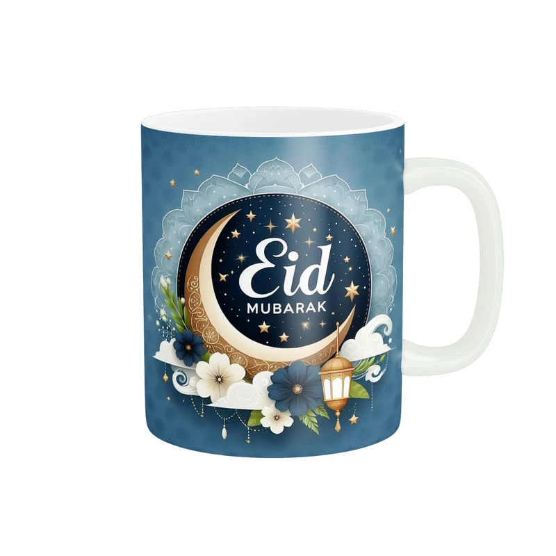ماگ پاد آفرین طرح عید مبارک کد 2416