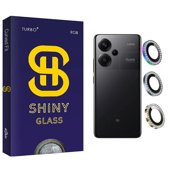 محافظ لنز گوشی آتوچبو مدل Shiny Ringi negin مناسب برای گوشی موبایل شیائومی Redmi note 13 Pro Plus