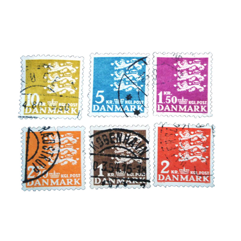 تمبر یادگاری مدل تاریخی دانمارک کد DS4782 مجموعه 6 عددی