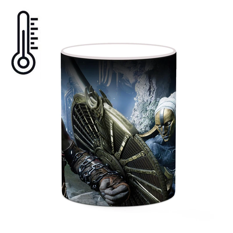 ماگ حرارتی کاکتی طرح گاد آف وار God Of War مدل mgh40643