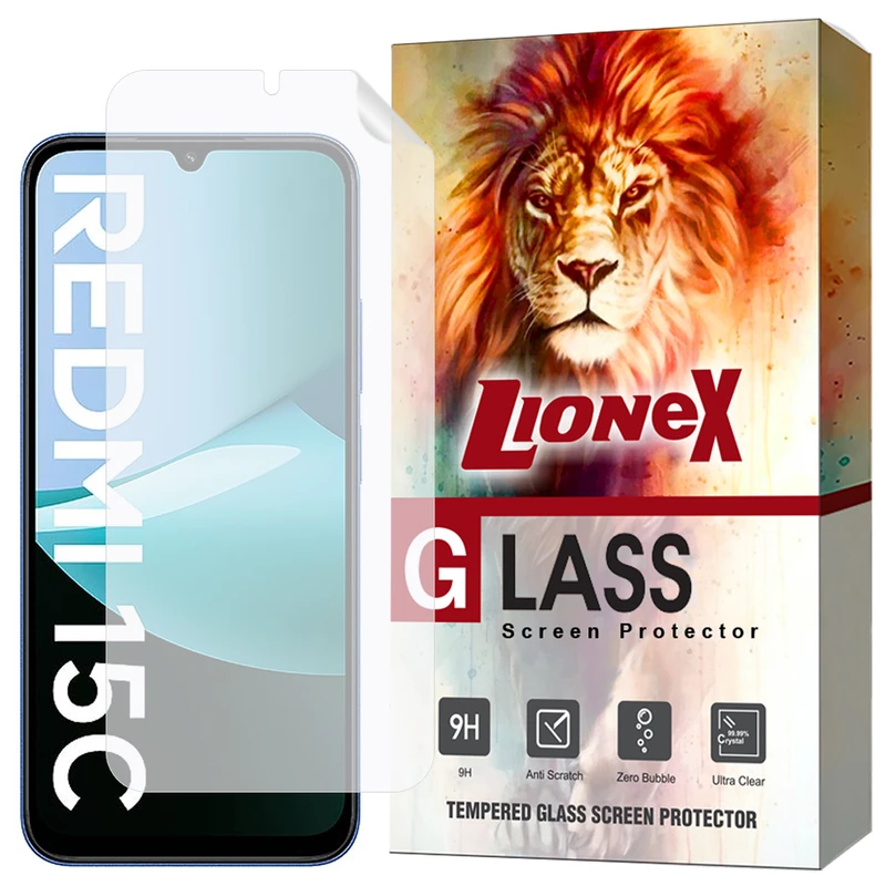 محافظ صفحه نمایش لایونکس مدل LNMF مناسب برای گوشی موبایل شیائومی Redmi 15C 4G