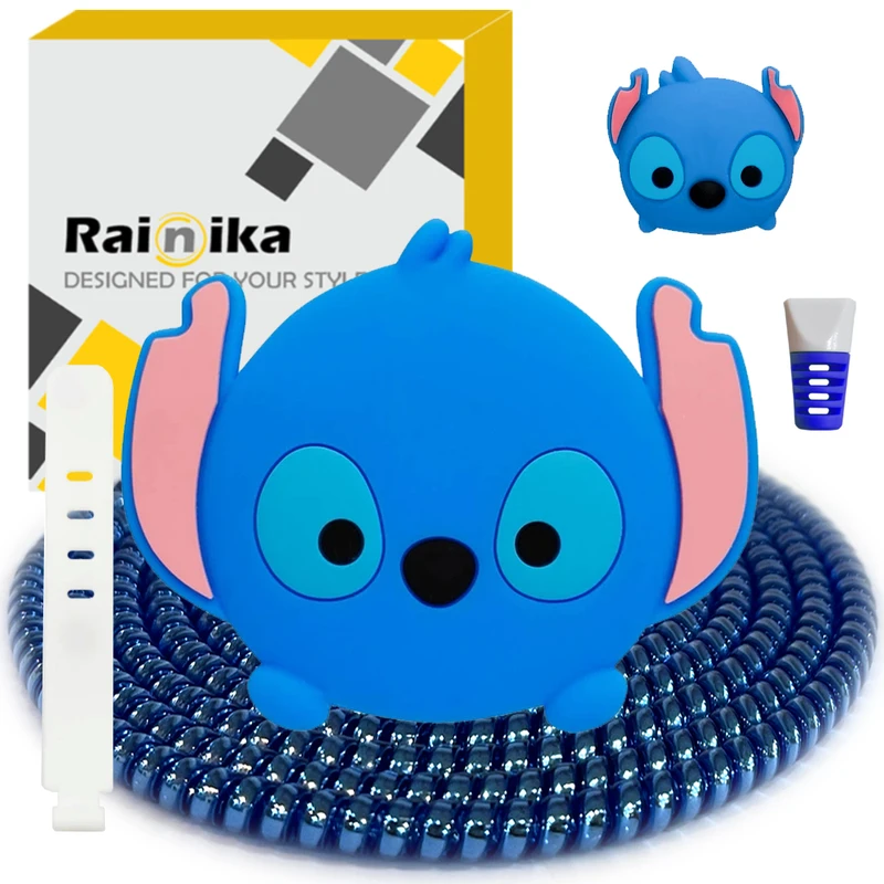 محافظ کابل شارژر دیواری رینیکا مدل Sthitch B/A مناسب برای شارژر اپل 20 وات b/a مجموعه 5 عددی