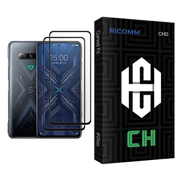 محافظ صفحه نمایش ریکام مدل CH Glass MIX002 مناسب برای گوشی موبایل شیائومی Black Shark 4 Pro بسته دو عددی
