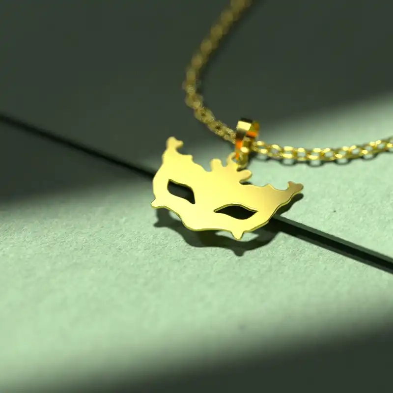 گردنبند طلا 18 عیار زنانه مدوپد مدل هالووین کد G3-1-1001