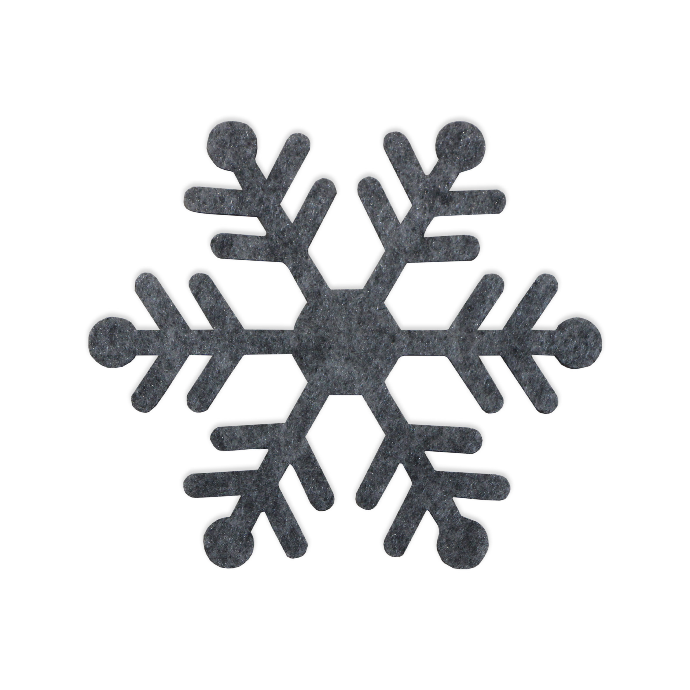 زیر لیوانی طرح دانه برف مدل نمدی بسته 4 عددی
