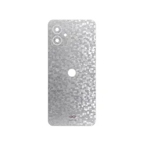 MAHOOT Silver-Silicon Cover Sticker for Motorola Moto G14