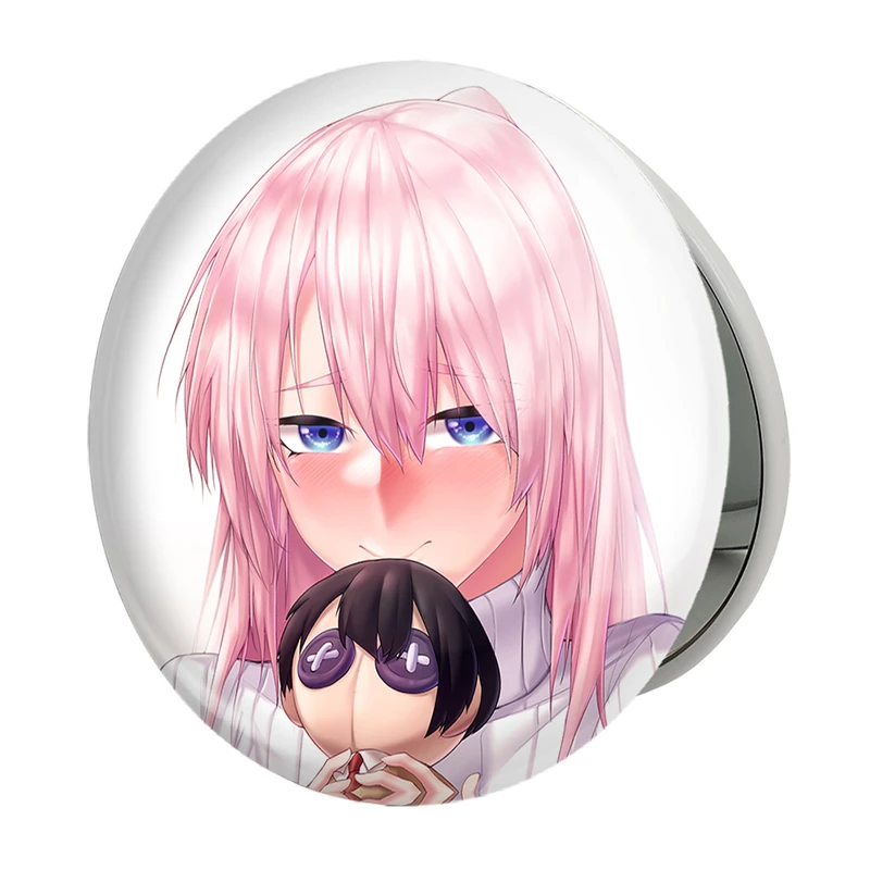 آینه جیبی خندالو طرح شیکیموری سان انیمه شیکیموری مدل تاشو کد 15900 