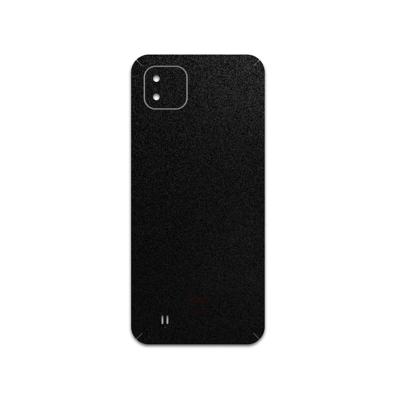 برچسب پوششی ماهوت مدل Black-Suede مناسب برای گوشی موبایل ریلمی C11 2021