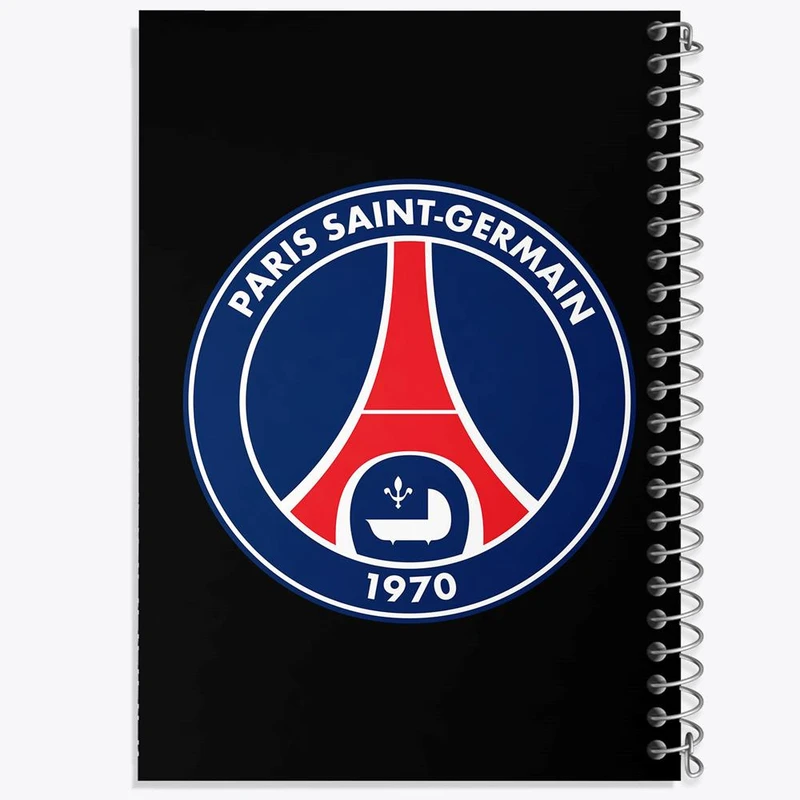 دفتر ژورنال نویسی 50 برگ خندالو مدل نقطه ای طرح باشگاه پاری سن ژرمن Paris Saint-Germain کد 2051