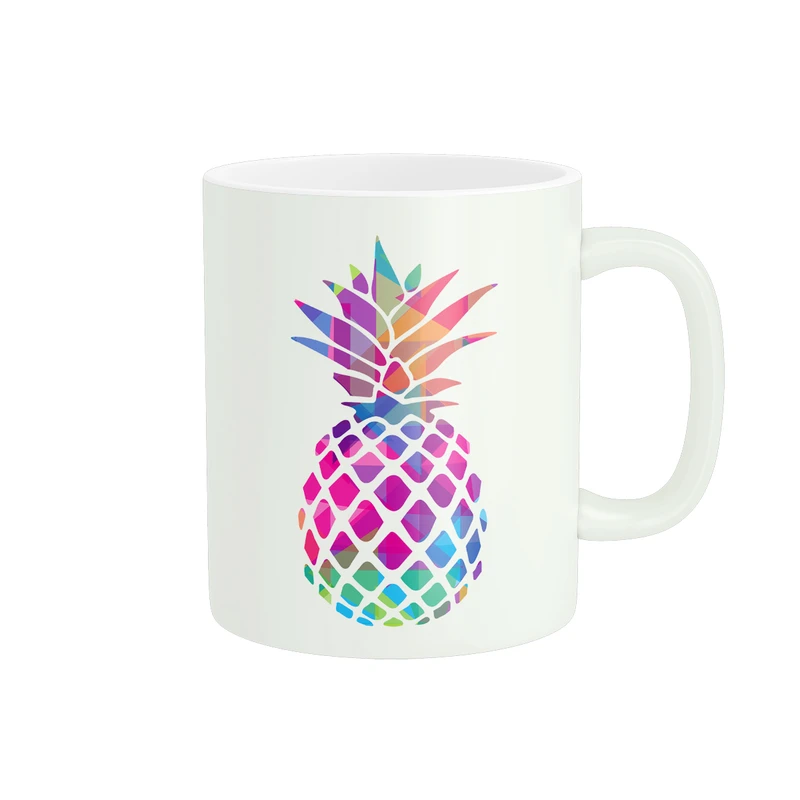 ماگ پاد آفرین مدل آناناس رنگارنگ کد DKC2