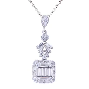 گردنبند نقره زنانه مدل AVN_M096 