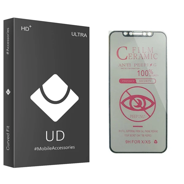 محافظ صفحه نمایش یو دی مدل ULTRA مناسب برای گوشی موبایل اپل iPhone XS