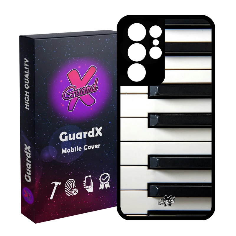 کاور گارد ایکس طرح Piano مدل Glass10101 مناسب برای گوشی موبایل سامسونگ Galaxy S21 Ultra