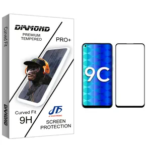 JF Diamond glass Screen Protector For  Honor 9C