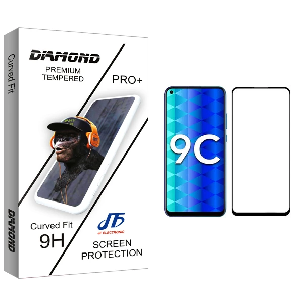محافظ صفحه نمایش جی اف مدل Diamond glass مناسب برای گوشی موبایل آنر 9C