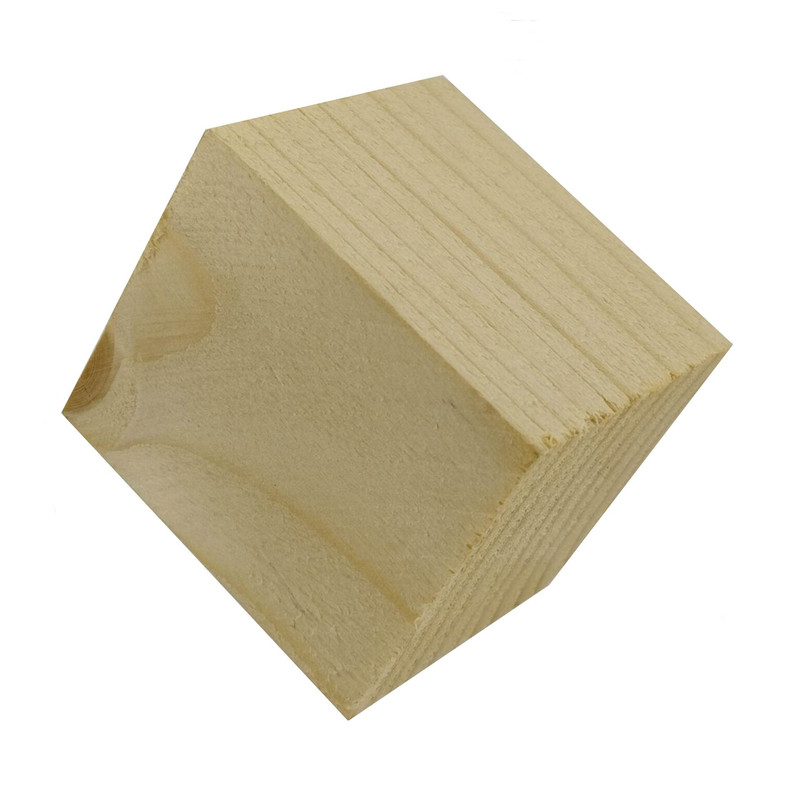 تخته چوب مدل مکعب خام بسته 50 عددی