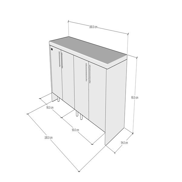 کابینت جزیره  تی اس تی مدل 002افرا
