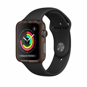 برچسب ماهوت طرح Dark_Walnut_Wood مناسب برای اپل واچ Watch 3 42mm