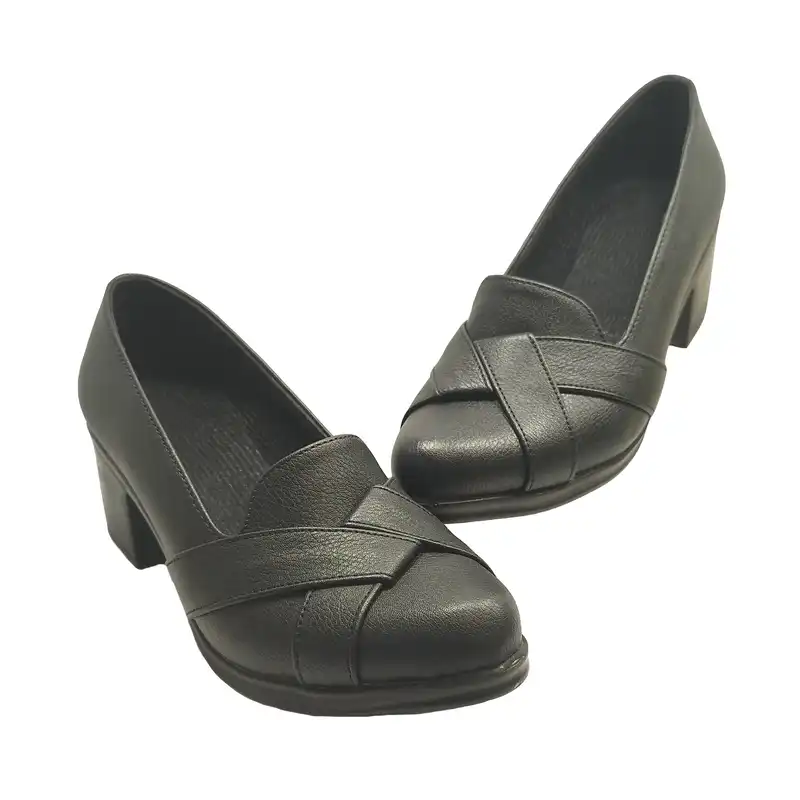 کفش زنانه مدل ضربدری رنگ مشکی