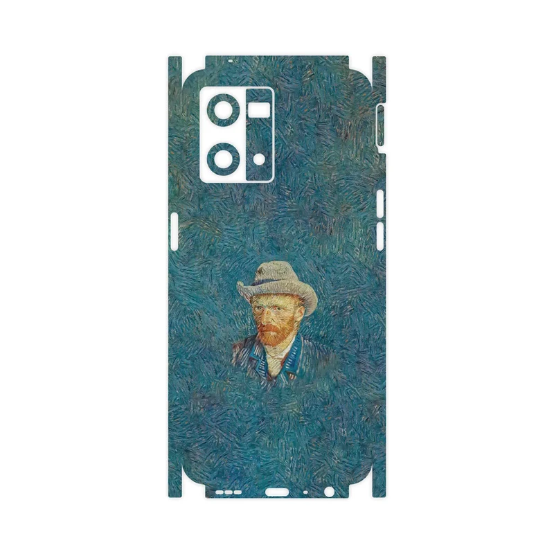برچسب پوششی ماهوت مدل Self portrait with a gray felt hat-FullSkin مناسب برای گوشی موبایل اپو Reno 8 4G
