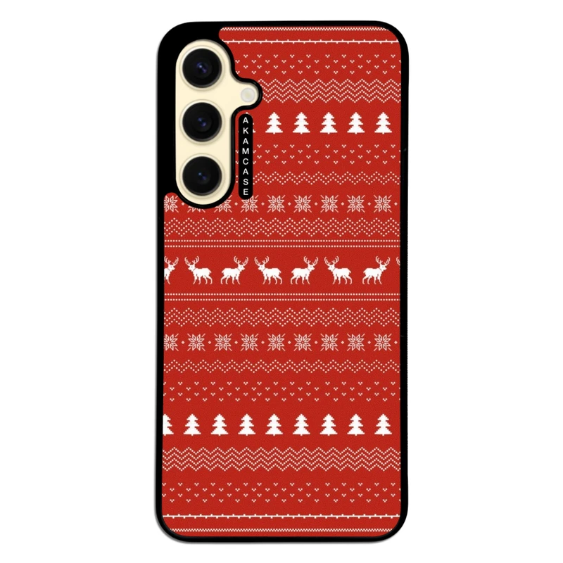 کاور آکام مدل AMC-WSGS24FE-CHRISTMAS-14 مناسب برای گوشی موبایل سامسونگ Galaxy S24 FE