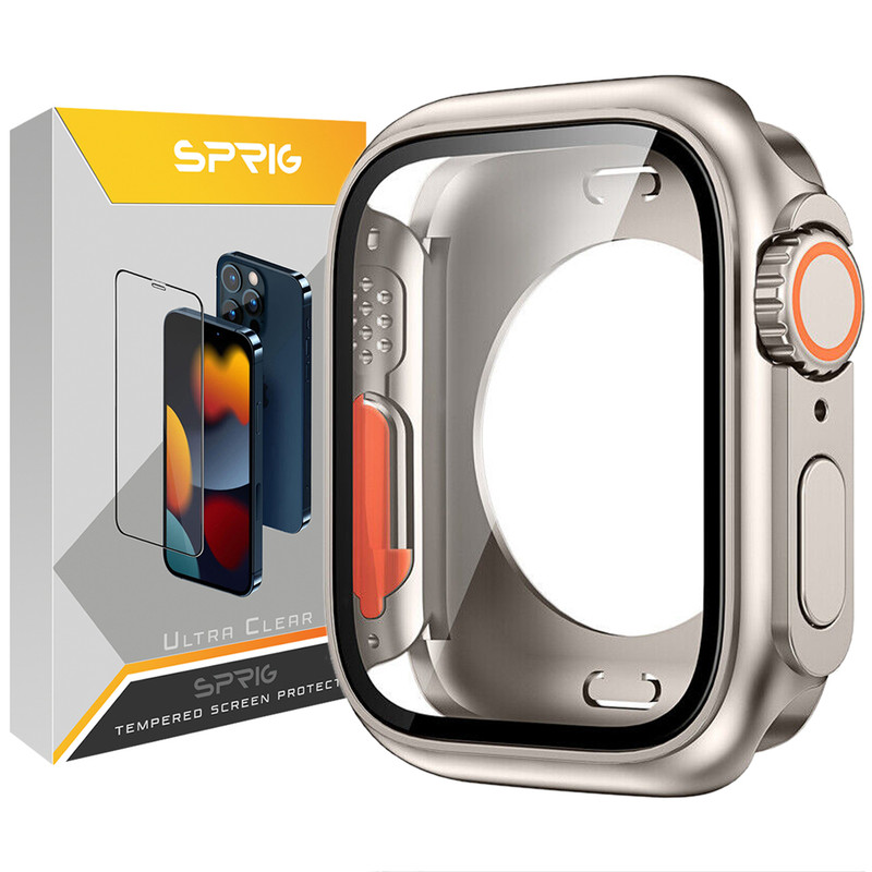 کاور اسپریگ مدل Switch 360 مناسب برای اپل واچ Series 8 Aluminum 45mm / Series 7 Aluminum 45mm به همراه محافظ صفحه نمایش