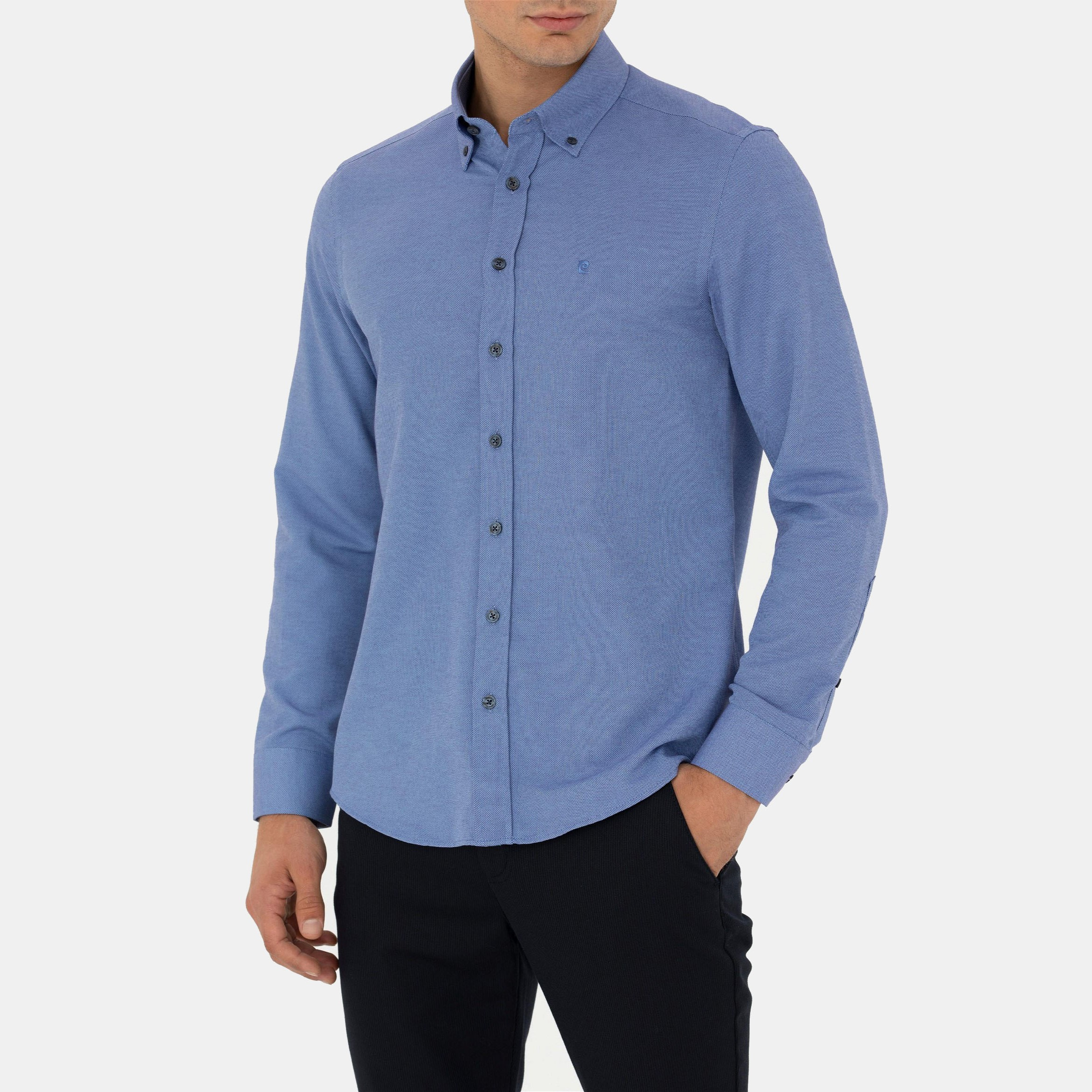پیراهن آستین بلند مردانه پیر کاردین مدل 50275814-VR033