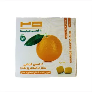 آدامس گیاهی سقز با طعم پرتقال بیست - 25 گرم