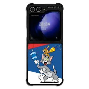 AKAM AMC-WSGZFLIP5-TOM & JERRY16 Cover For Samsung Galaxy Z Flip 5