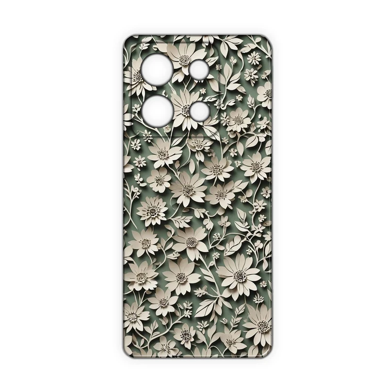 کاور مدل گل کد 309 مناسب برای گوشی موبایل شیائومی Redmi Note 13 Pro 4G / Poco M6 Pro 4G