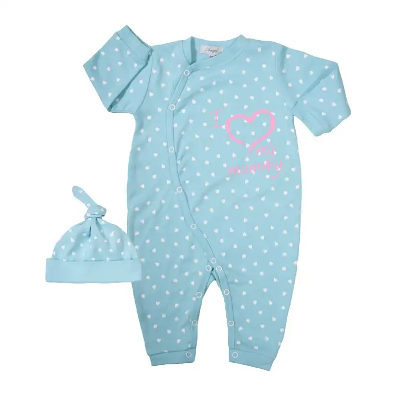 ست سرهمی و کلاه نوزادی آدمک مدل مامی کد 130021