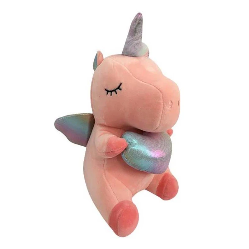 عروسک طرح یونیکورن Unicorn Winged مدل U2 ارتفاع 35 سانتی متر