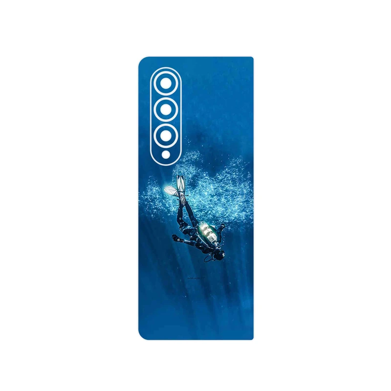 برچسب پوششی ماهوت مدل Scuba_Diving مناسب برای گوشی موبایل سامسونگ Galaxy Z Fold4