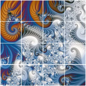 تایل سقفی آسمان مجازی کد ST 6105-16 سایز 60x60 سانتی متر مجموعه 16عددی