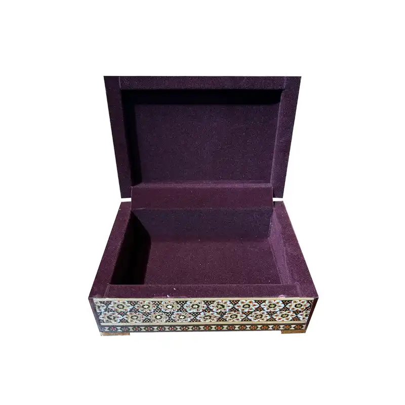 جعبه جواهرات خاتم کاری کد 1124