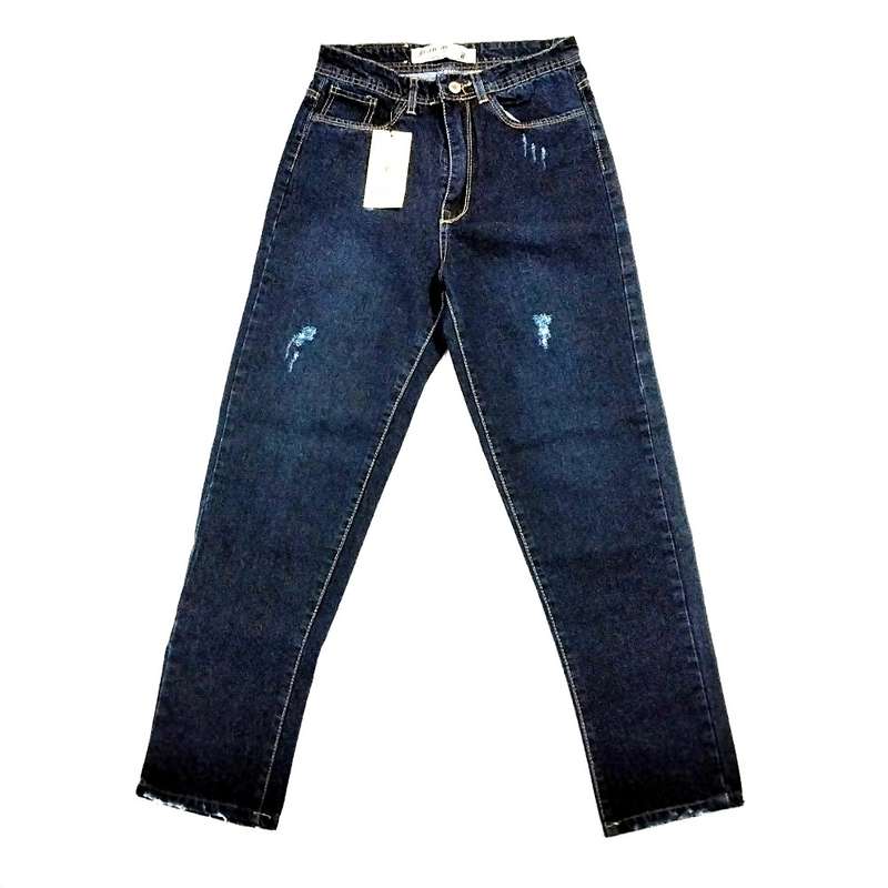 شلوار جین زنانه مدل مام فیت کد 54