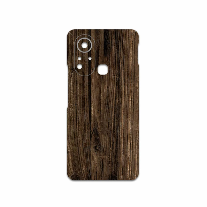 برچسب پوششی ماهوت مدل Dark-Walnut-Wood مناسب برای گوشی موبایل اینفینیکس Hot 11s