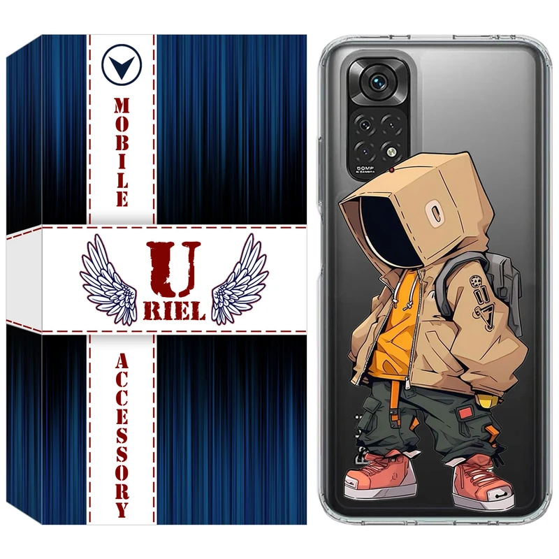 کاور یوریل مدل Clear کد 39 طرح پسر مناسب برای گوشی موبایل شیائومی Redmi Note 11 4G / Redmi Note 11S