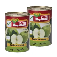 کمپوت سیب انتخاب - 420 گرم بسته 2 عددی