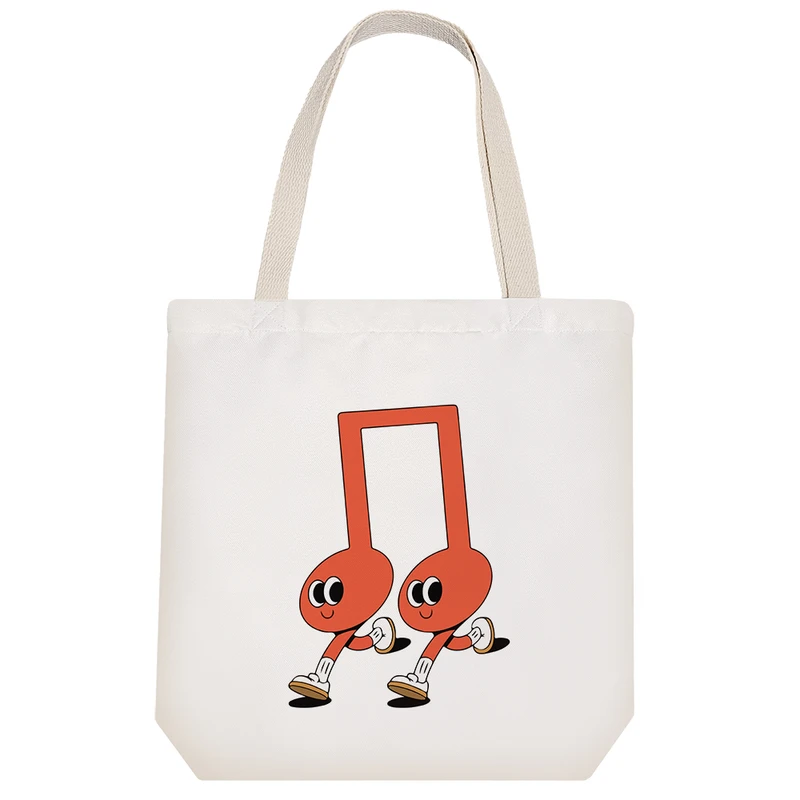 ساک خرید پارچه ای خندالو طرح موزیک مدل توت بگ کد 8947