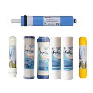 فیلتر دستگاه تصفیه کننده آب آکوا پیورست مدل RO-75G مجموعه 6 عددی به همراه فیلتر فیلمتک کد 75-1812