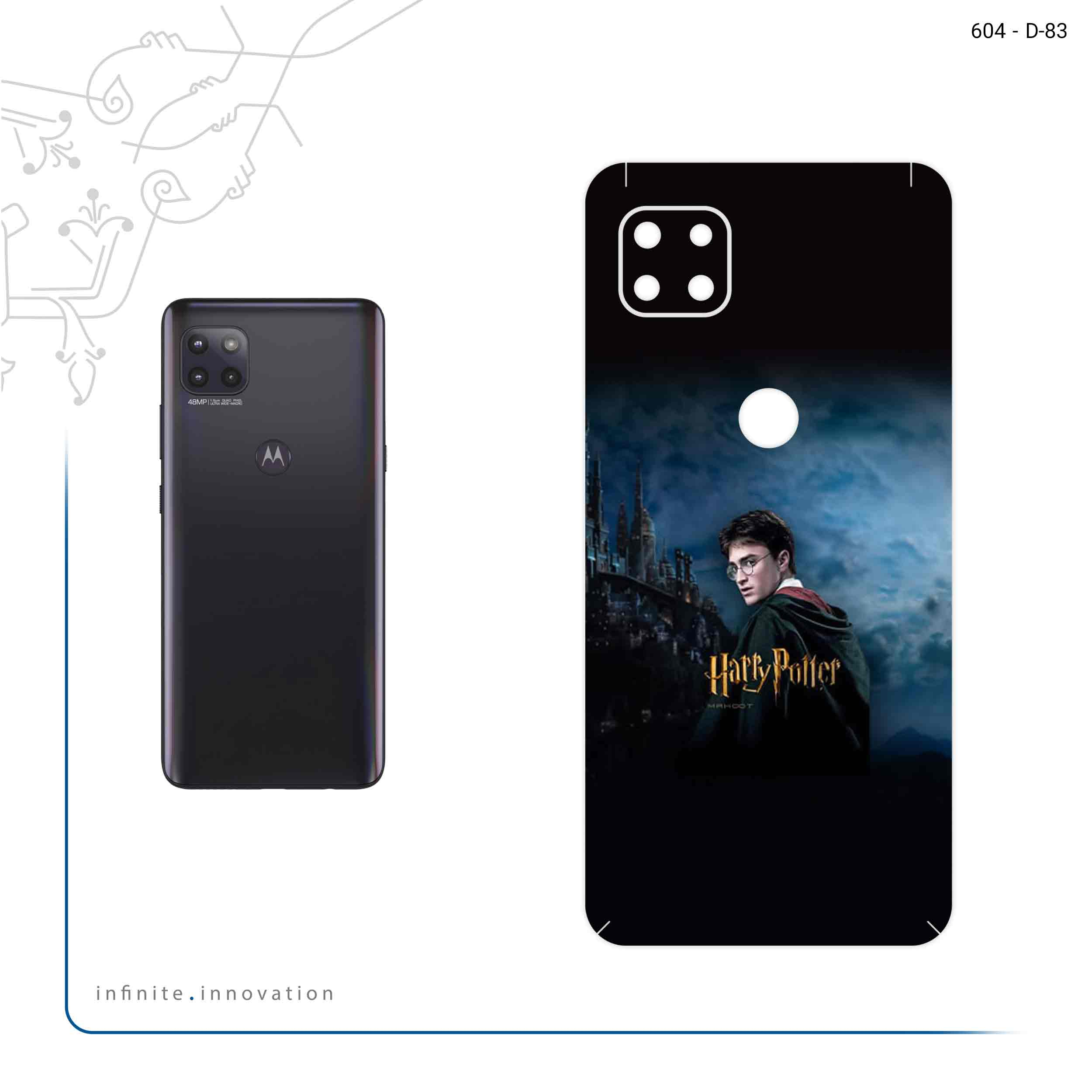 برچسب پوششی ماهوت مدل Harry Potter مناسب برای گوشی موبایل موتورولا MOTO G 5G
