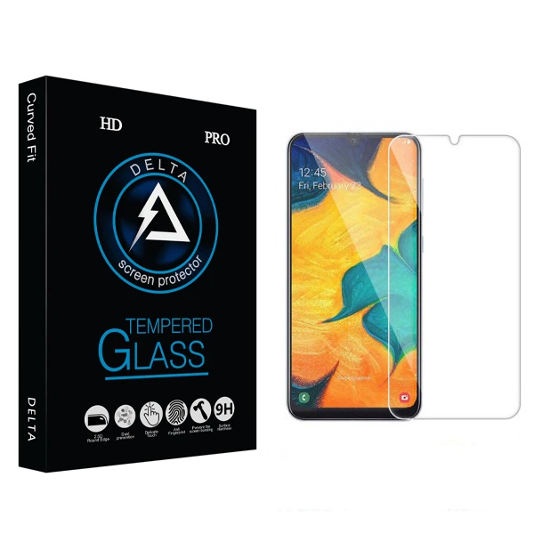 محافظ صفحه نمایش شیشه ای دلتا مدل Fit مناسب برای گوشی موبایل سامسونگ Galaxy A70
