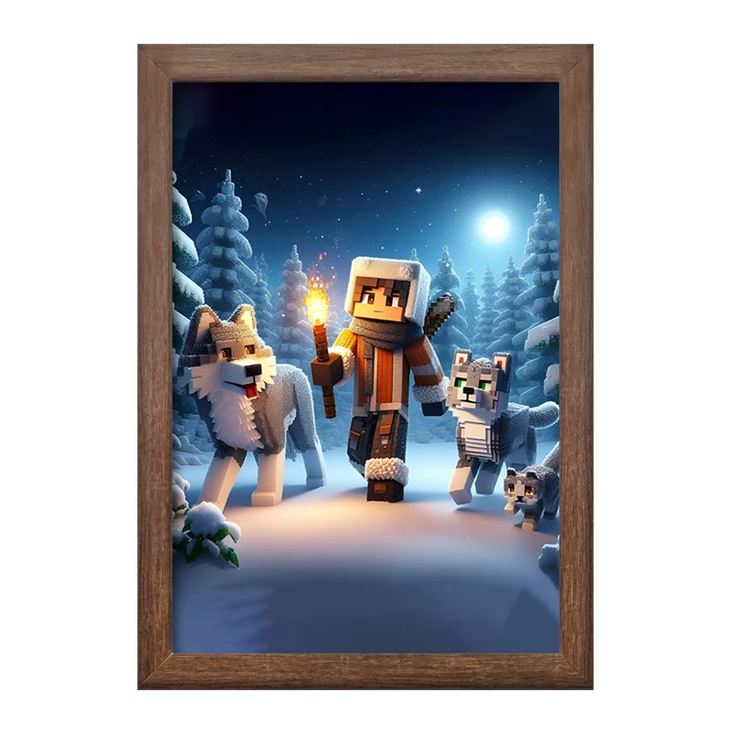 تابلو خندالو طرح ماینکرافت (Minecraft) کد F3536