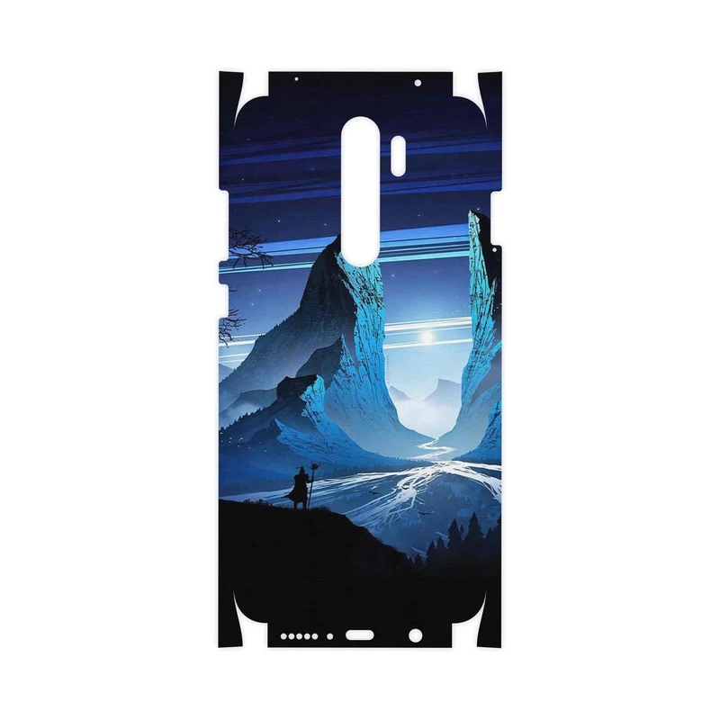 برچسب پوششی ماهوت مدل Blue Mountains Digital Art-FullSkin مناسب برای گوشی موبایل شیائومی Redmi Note 8 Pro