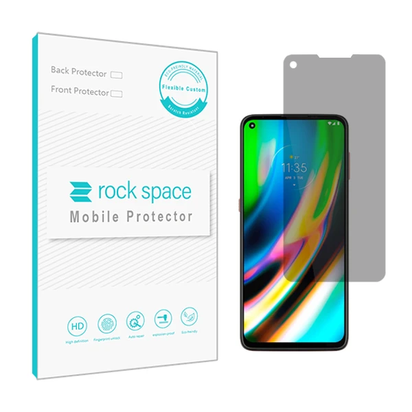 محافظ صفحه نمایش حریم شخصی راک اسپیس مدل HyPRV مناسب برای گوشی موبایل موتورولا G9 plus