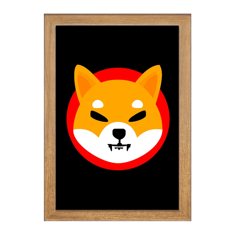 تابلو خندالو مدل ارز دیجیتال شیبا اینو  کد 10884