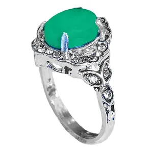 انگشتر نقره زنانه مدل عقیق AW7011