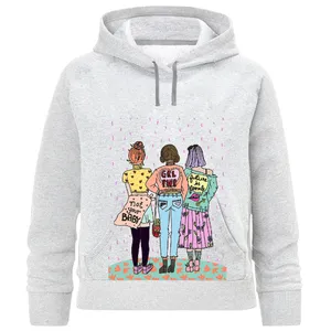 هودی دخترانه مدل سه دوست W118